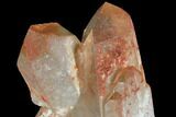 Natural, Red Quartz Crystal Cluster - Morocco #88914-2